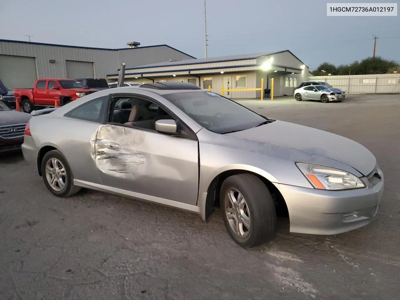 2006 Honda Accord Ex VIN: 1HGCM72736A012197 Lot: 74150514