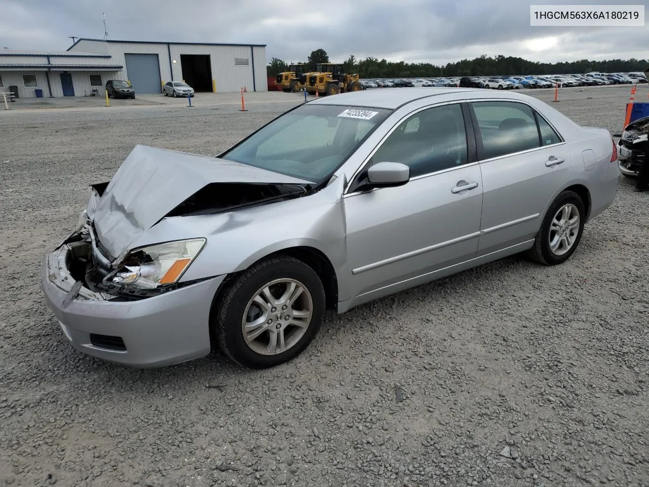 2006 Honda Accord Se VIN: 1HGCM563X6A180219 Lot: 74235394