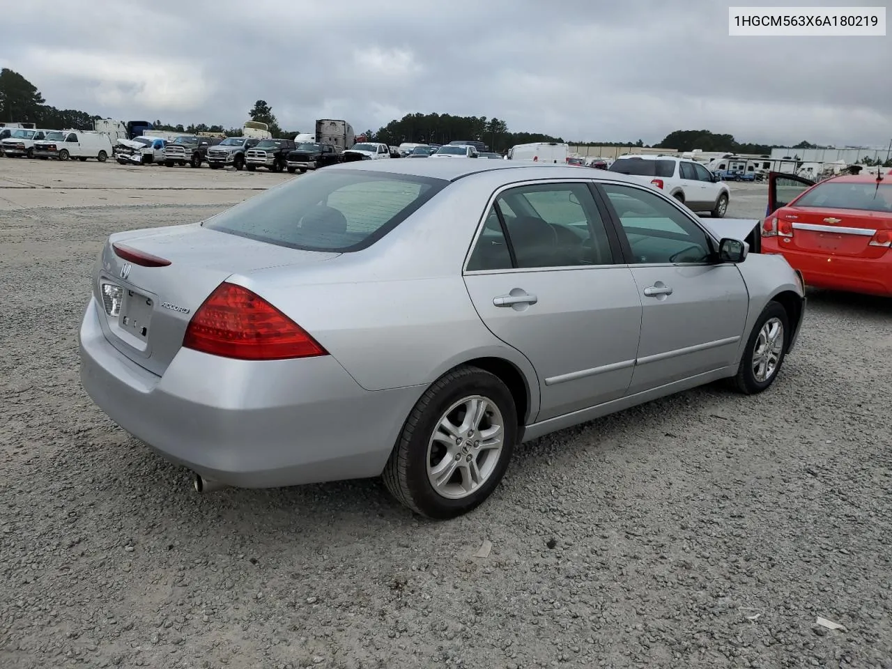 2006 Honda Accord Se VIN: 1HGCM563X6A180219 Lot: 74235394