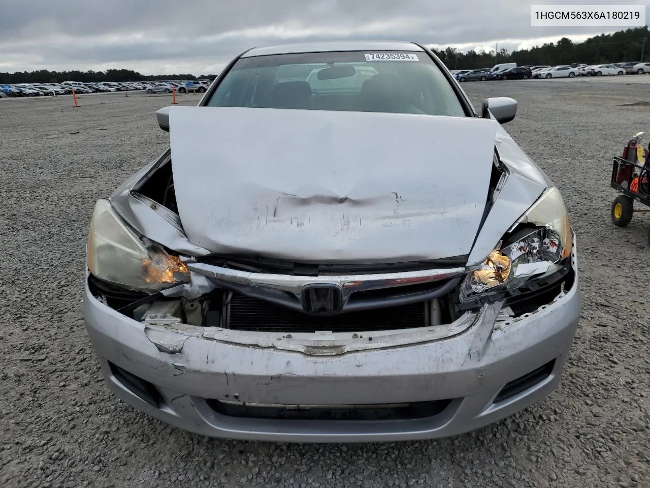 2006 Honda Accord Se VIN: 1HGCM563X6A180219 Lot: 74235394