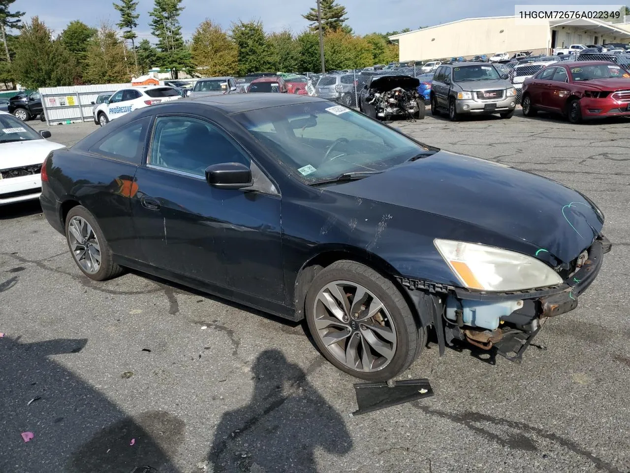 2006 Honda Accord Ex VIN: 1HGCM72676A022349 Lot: 74325634