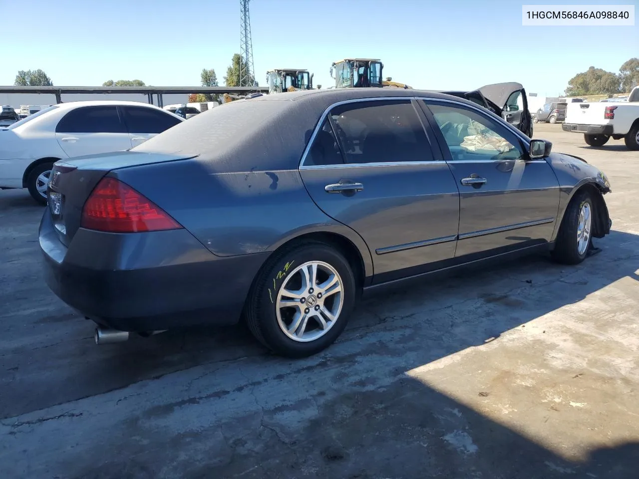 2006 Honda Accord Ex VIN: 1HGCM56846A098840 Lot: 74714824