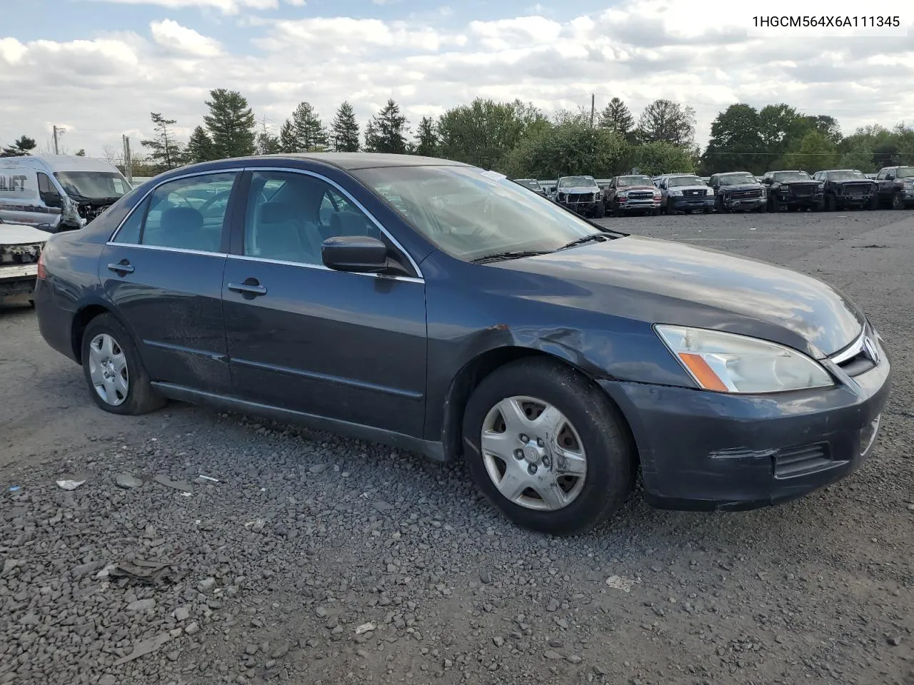 2006 Honda Accord Lx VIN: 1HGCM564X6A111345 Lot: 74758134