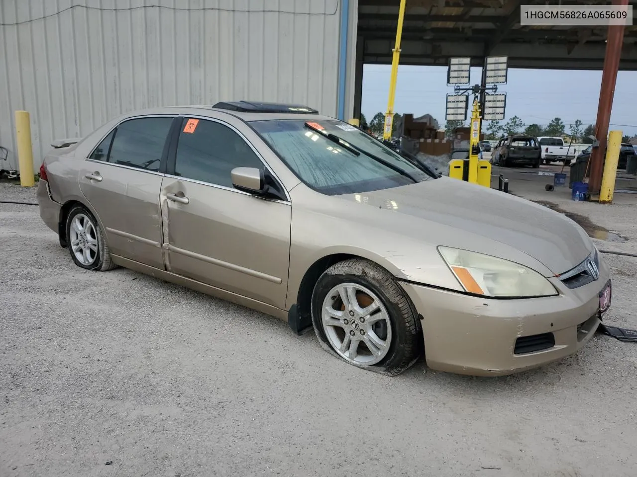 2006 Honda Accord Ex VIN: 1HGCM56826A065609 Lot: 75228224