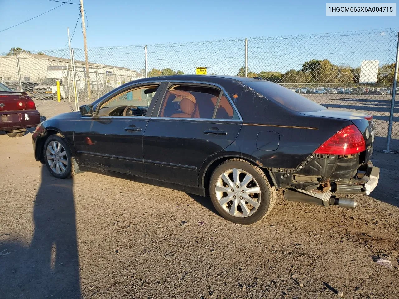 2006 Honda Accord Ex VIN: 1HGCM665X6A004715 Lot: 75256044