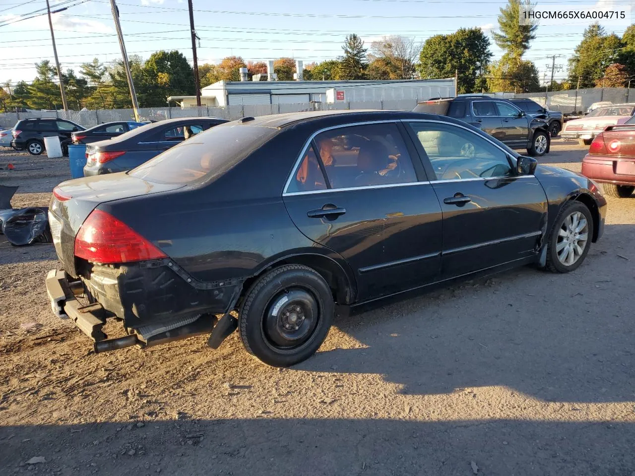 2006 Honda Accord Ex VIN: 1HGCM665X6A004715 Lot: 75256044