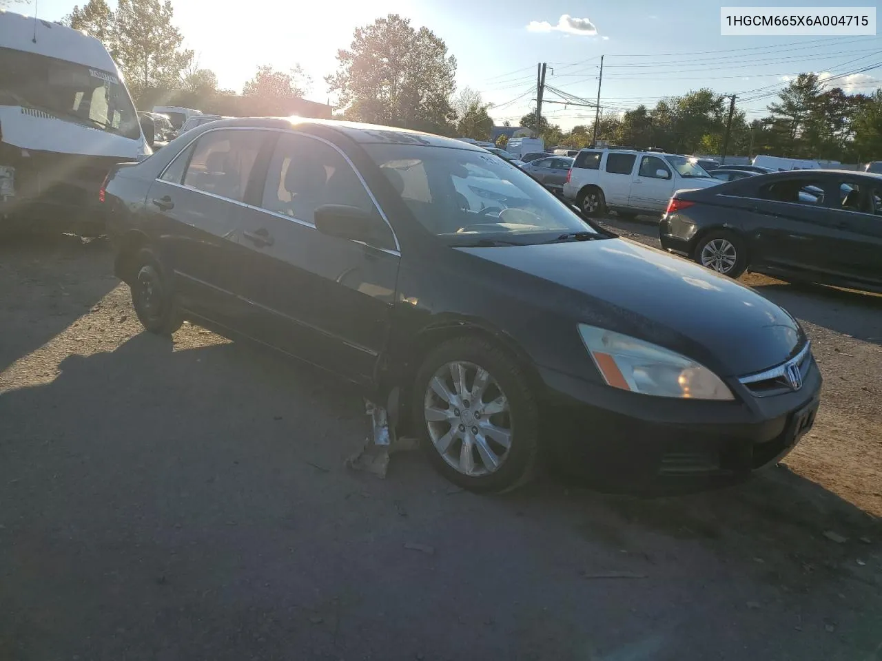 2006 Honda Accord Ex VIN: 1HGCM665X6A004715 Lot: 75256044