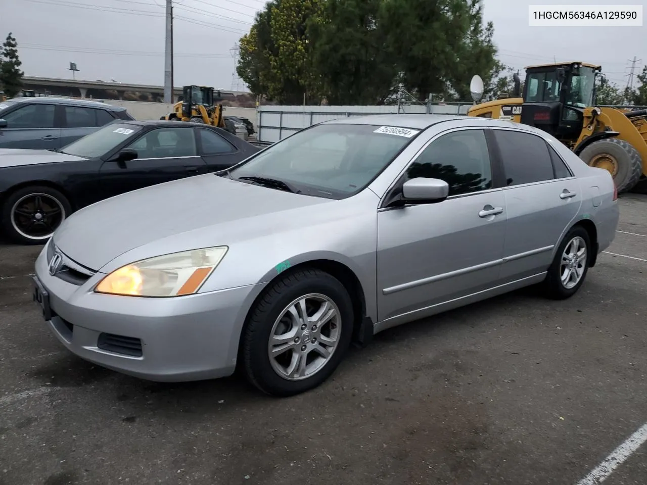 2006 Honda Accord Se VIN: 1HGCM56346A129590 Lot: 75280994