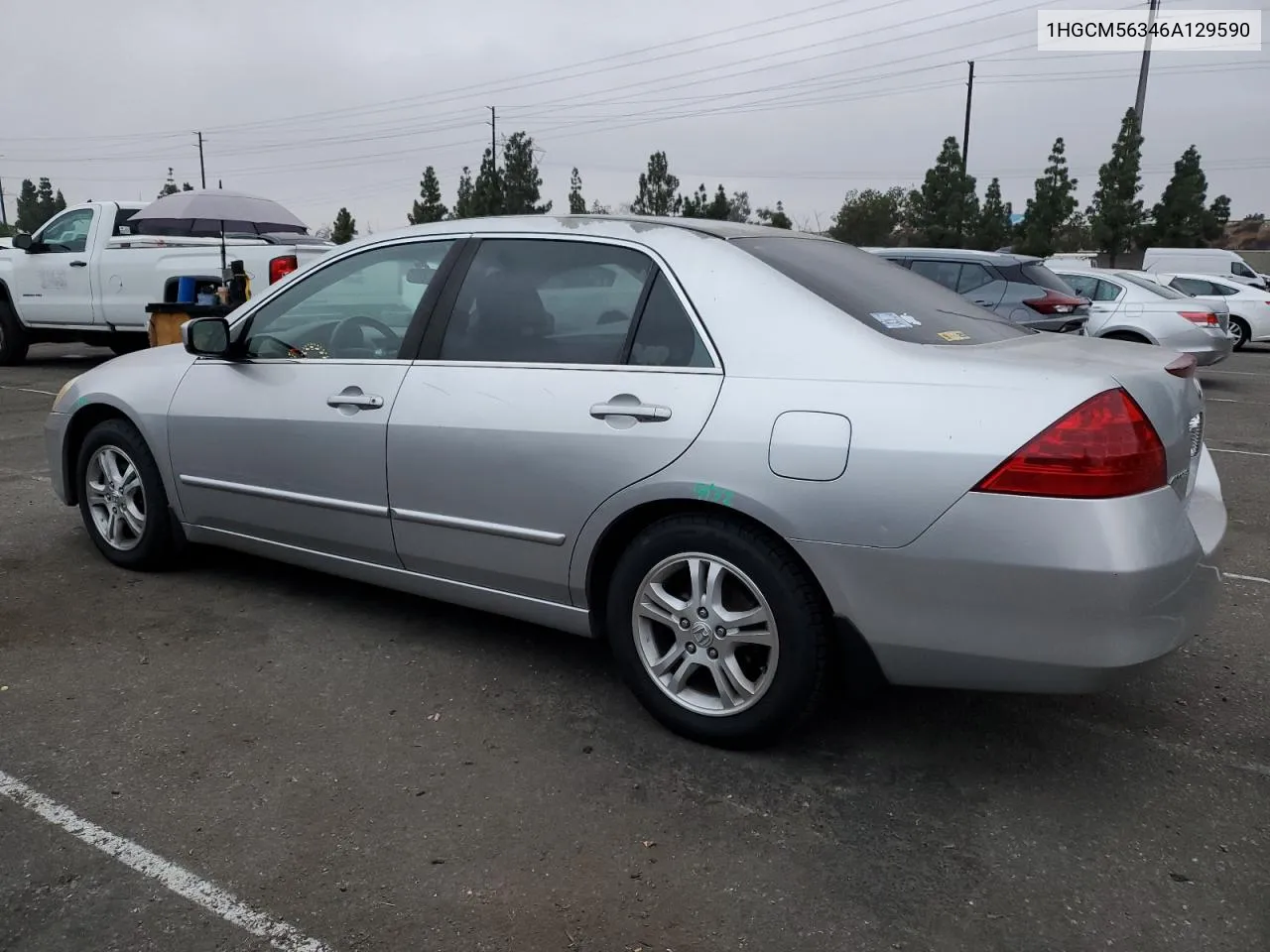 2006 Honda Accord Se VIN: 1HGCM56346A129590 Lot: 75280994