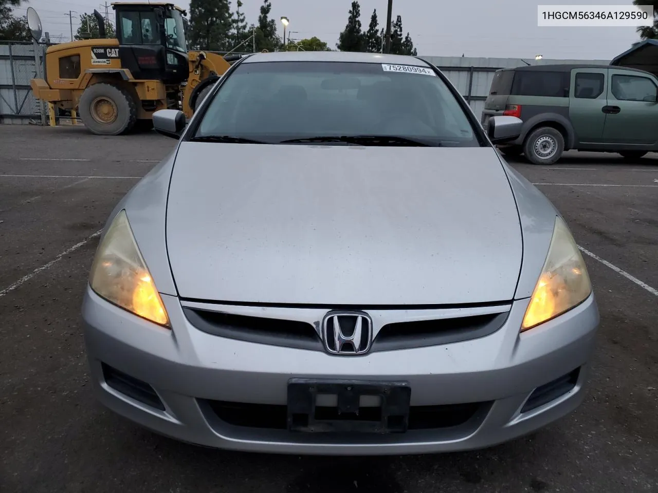 2006 Honda Accord Se VIN: 1HGCM56346A129590 Lot: 75280994