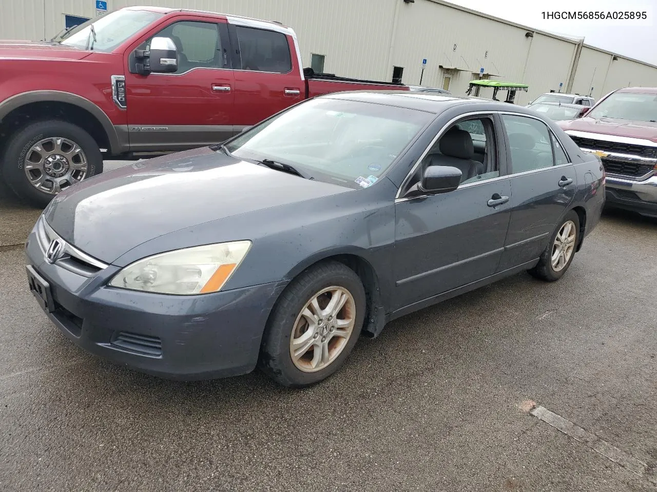 2006 Honda Accord Ex VIN: 1HGCM56856A025895 Lot: 75354494