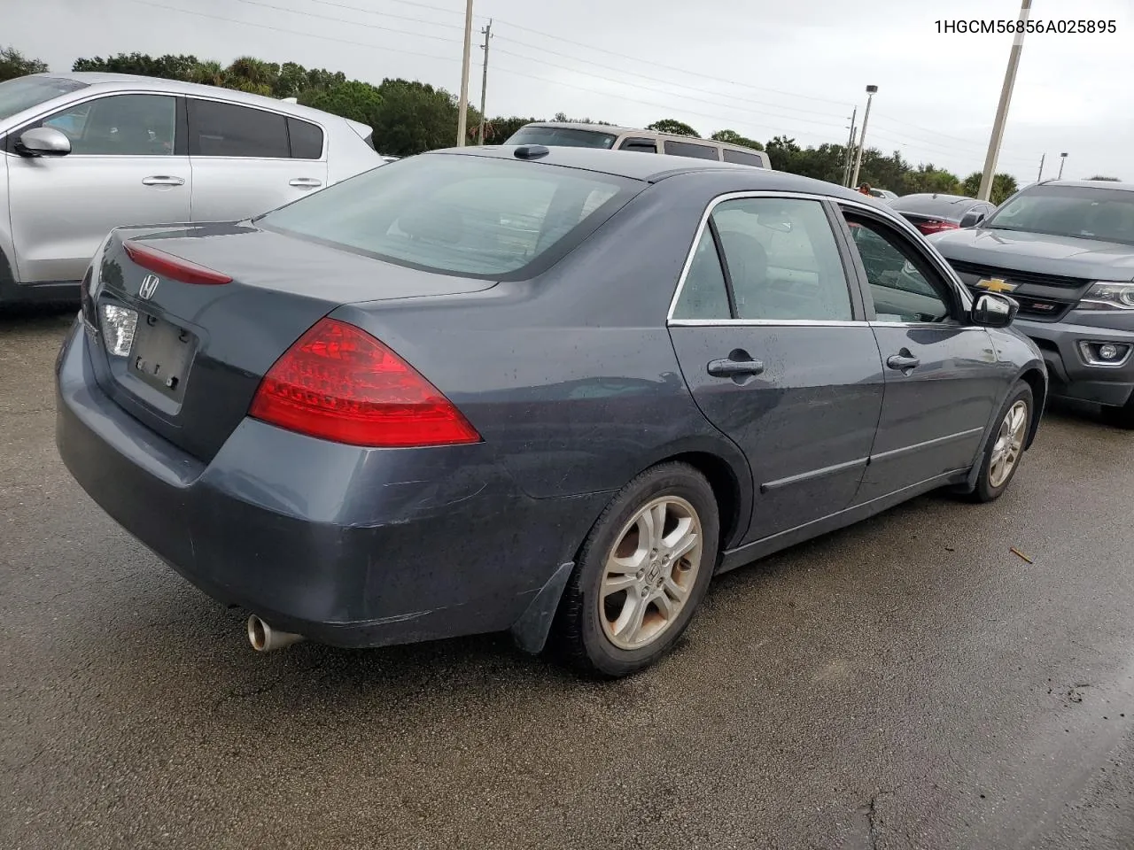 2006 Honda Accord Ex VIN: 1HGCM56856A025895 Lot: 75354494