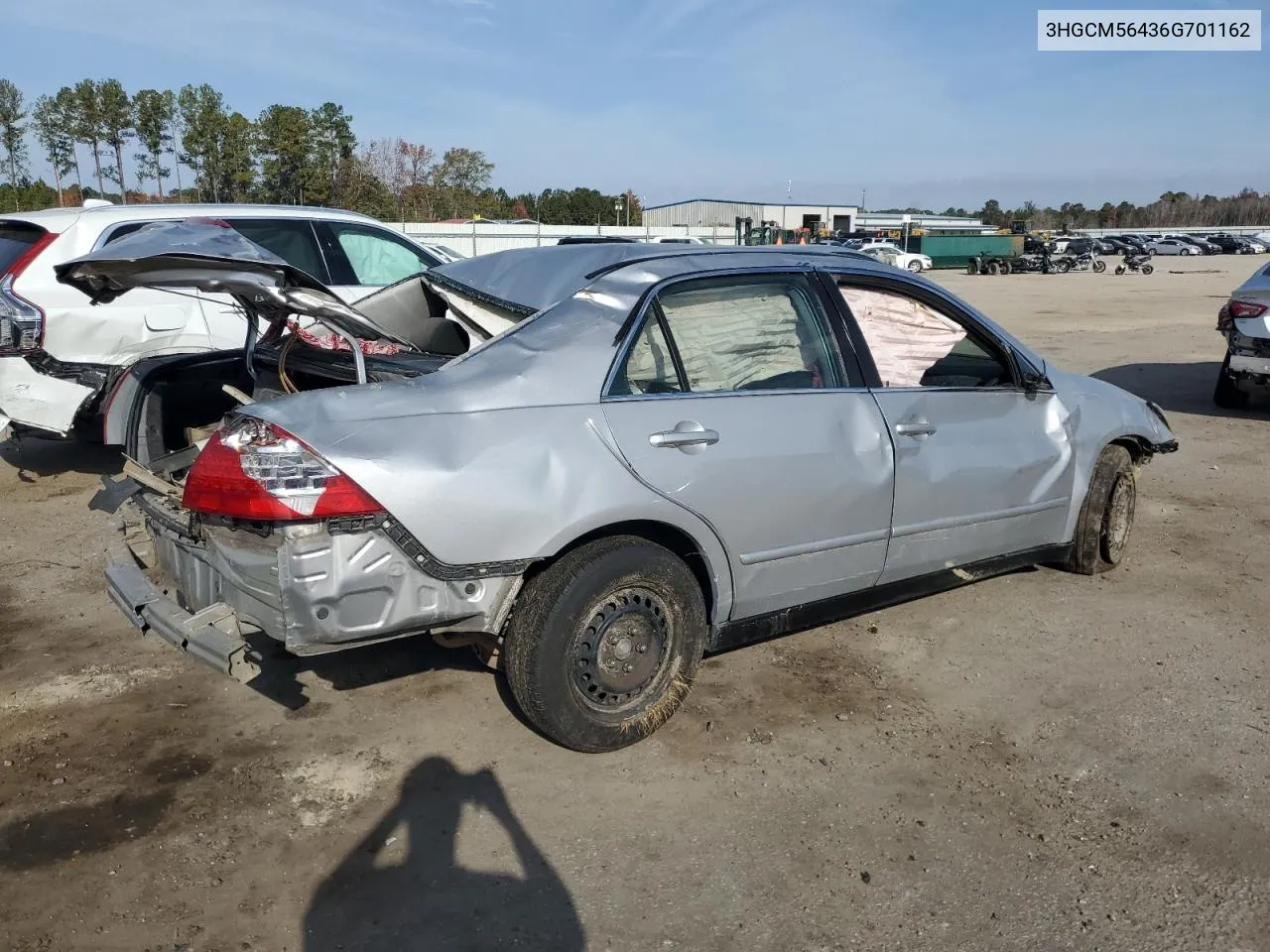 3HGCM56436G701162 2006 Honda Accord Lx