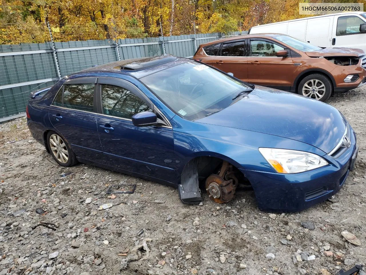 2006 Honda Accord Ex VIN: 1HGCM66506A002763 Lot: 75795834