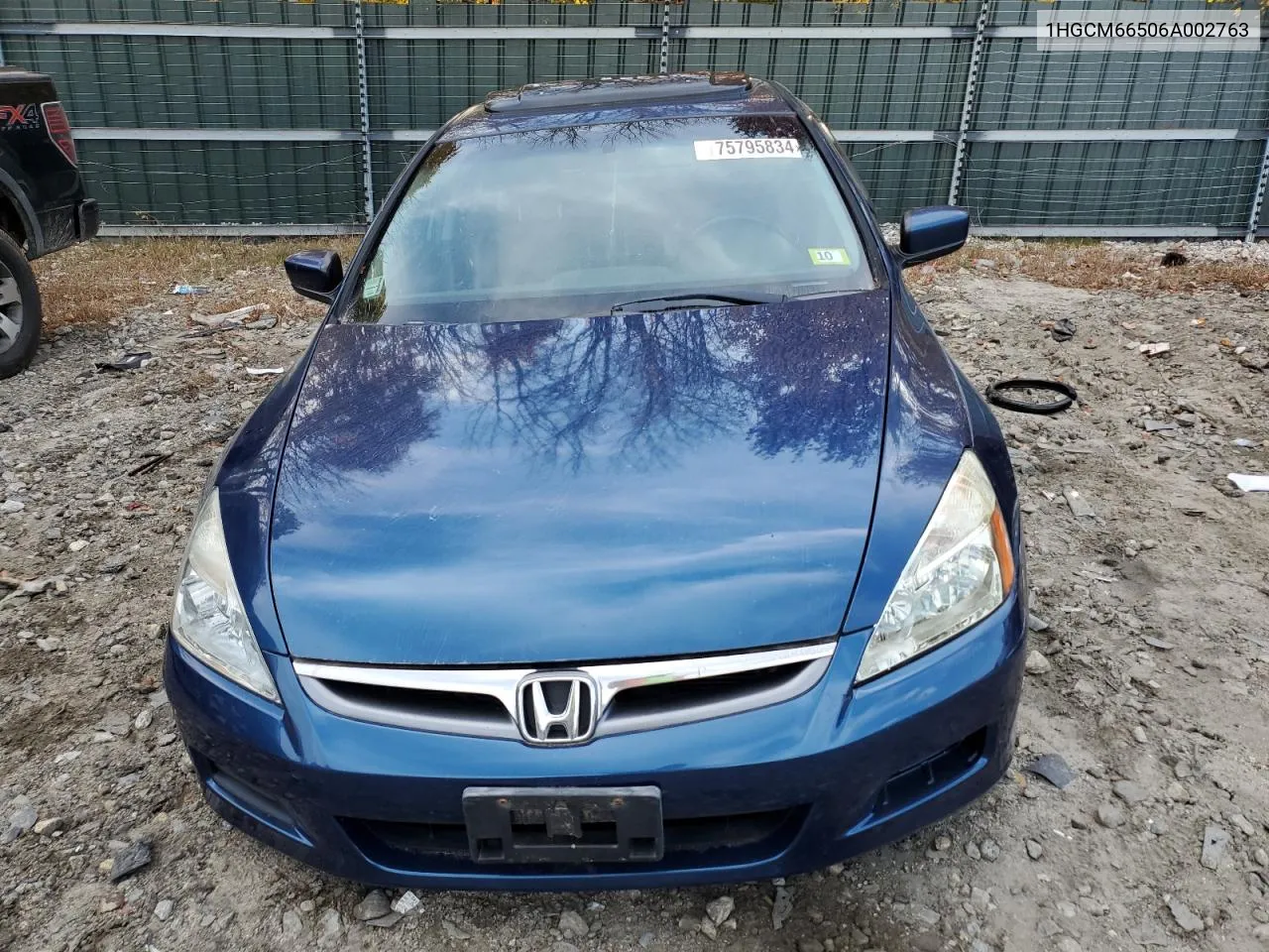 1HGCM66506A002763 2006 Honda Accord Ex