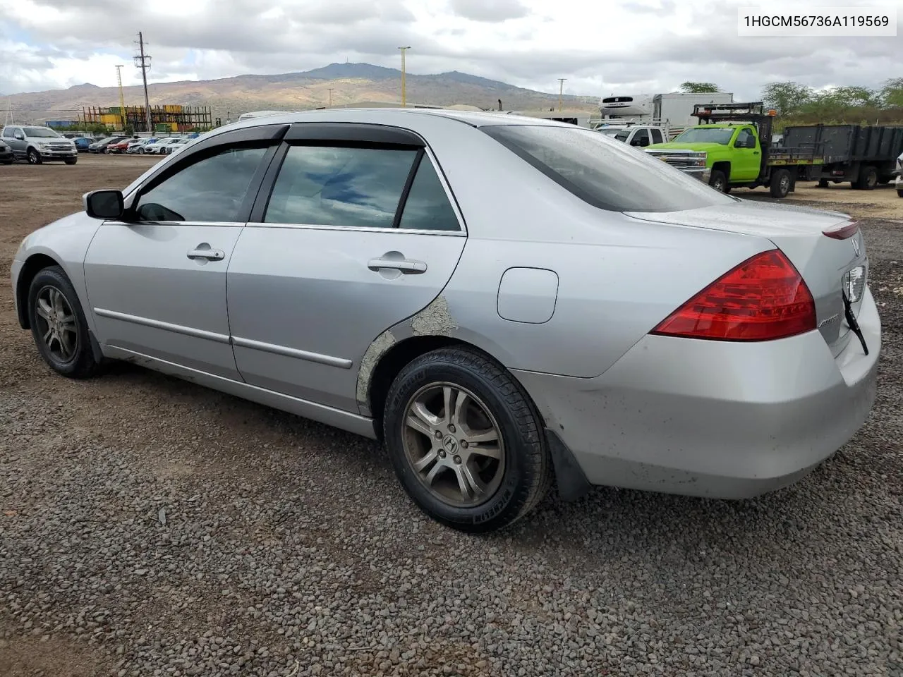 2006 Honda Accord Ex VIN: 1HGCM56736A119569 Lot: 76352214