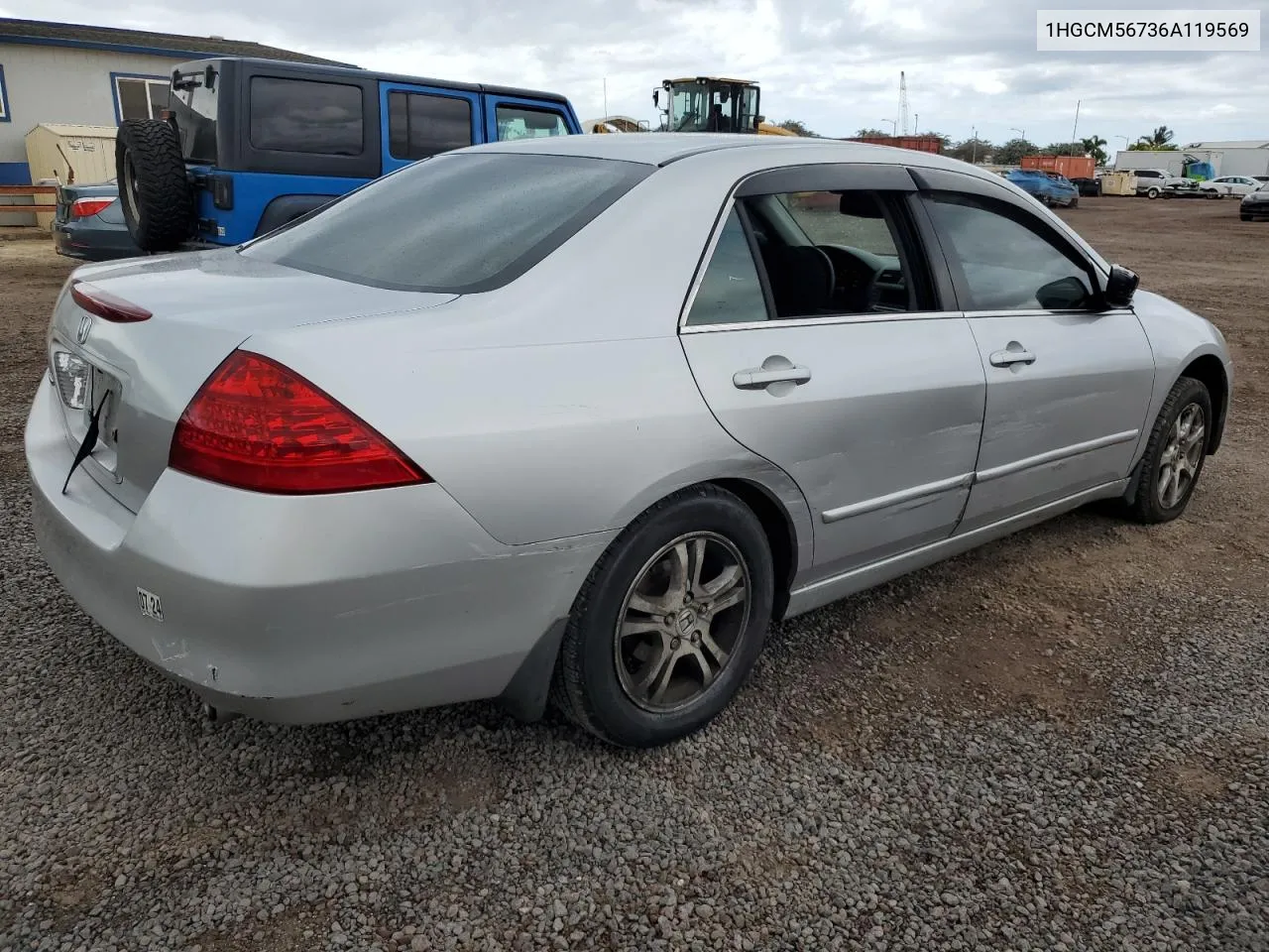 2006 Honda Accord Ex VIN: 1HGCM56736A119569 Lot: 76352214