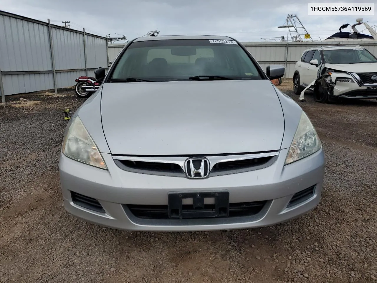 2006 Honda Accord Ex VIN: 1HGCM56736A119569 Lot: 76352214