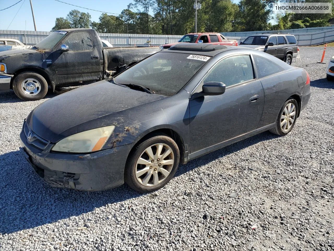 1HGCM82666A006858 2006 Honda Accord Ex