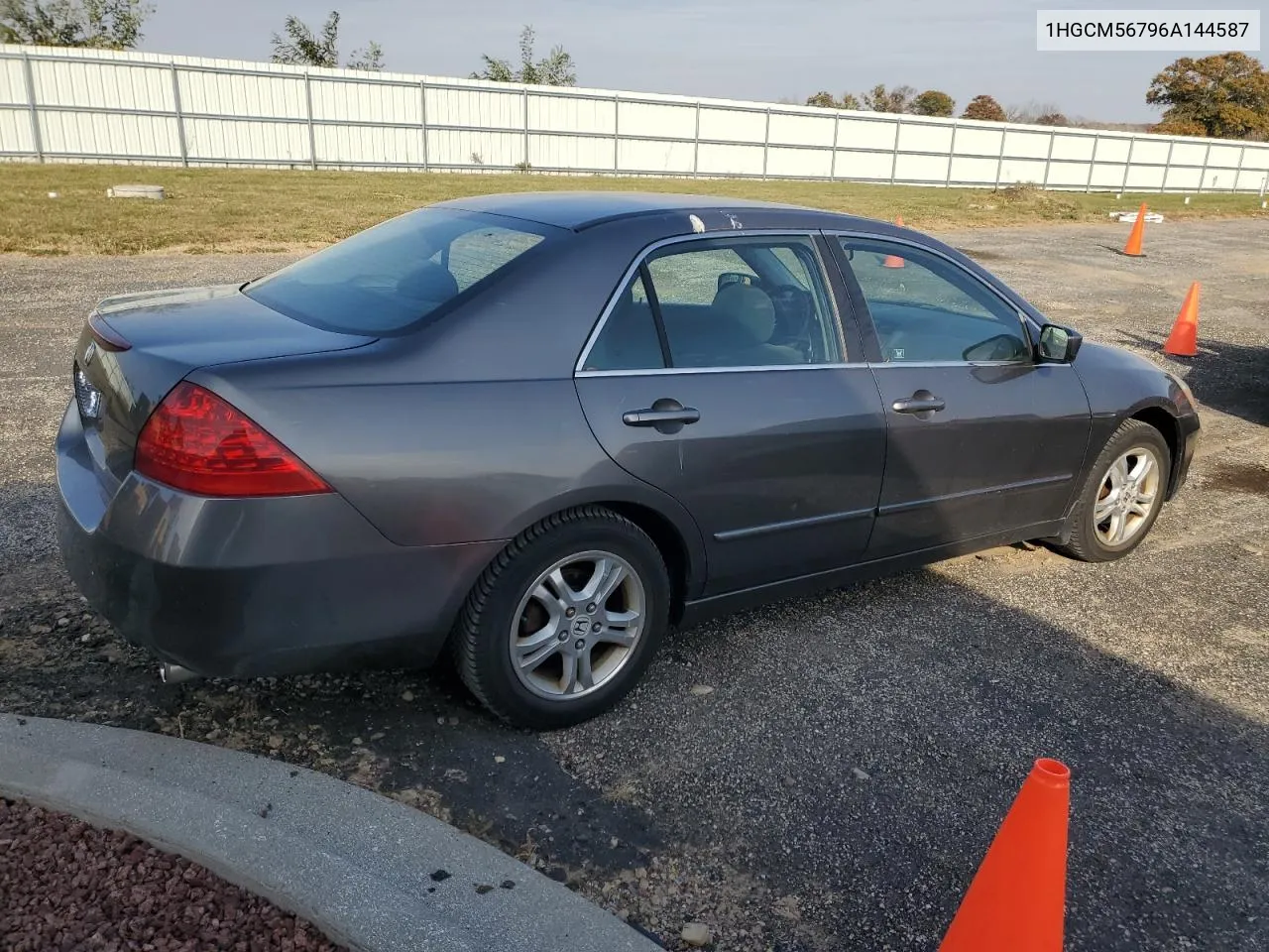 2006 Honda Accord Ex VIN: 1HGCM56796A144587 Lot: 77830704