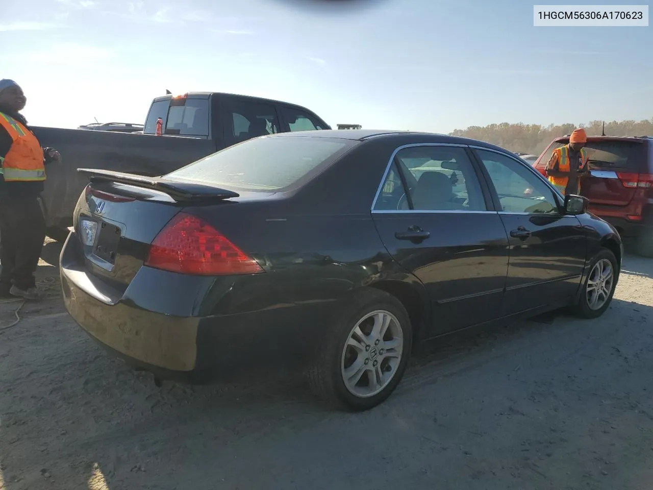 2006 Honda Accord Se VIN: 1HGCM56306A170623 Lot: 77952034