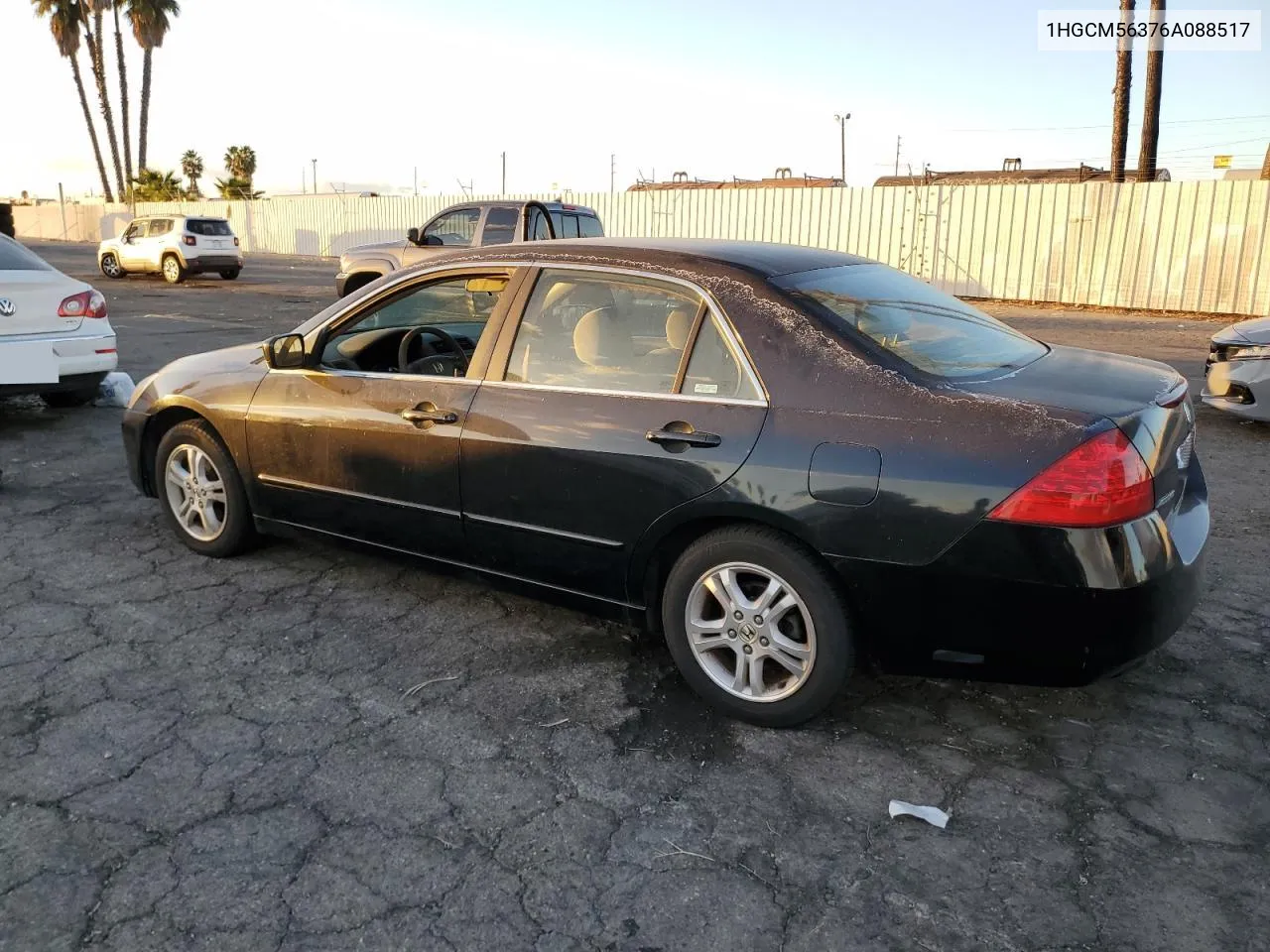 2006 Honda Accord Se VIN: 1HGCM56376A088517 Lot: 78097774