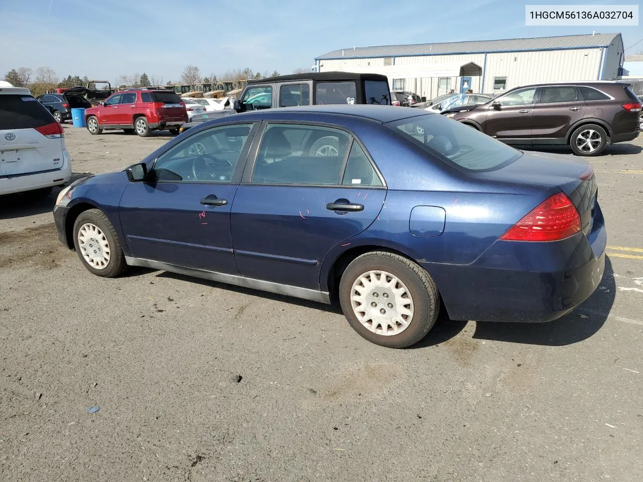 2006 Honda Accord Value VIN: 1HGCM56136A032704 Lot: 78189004