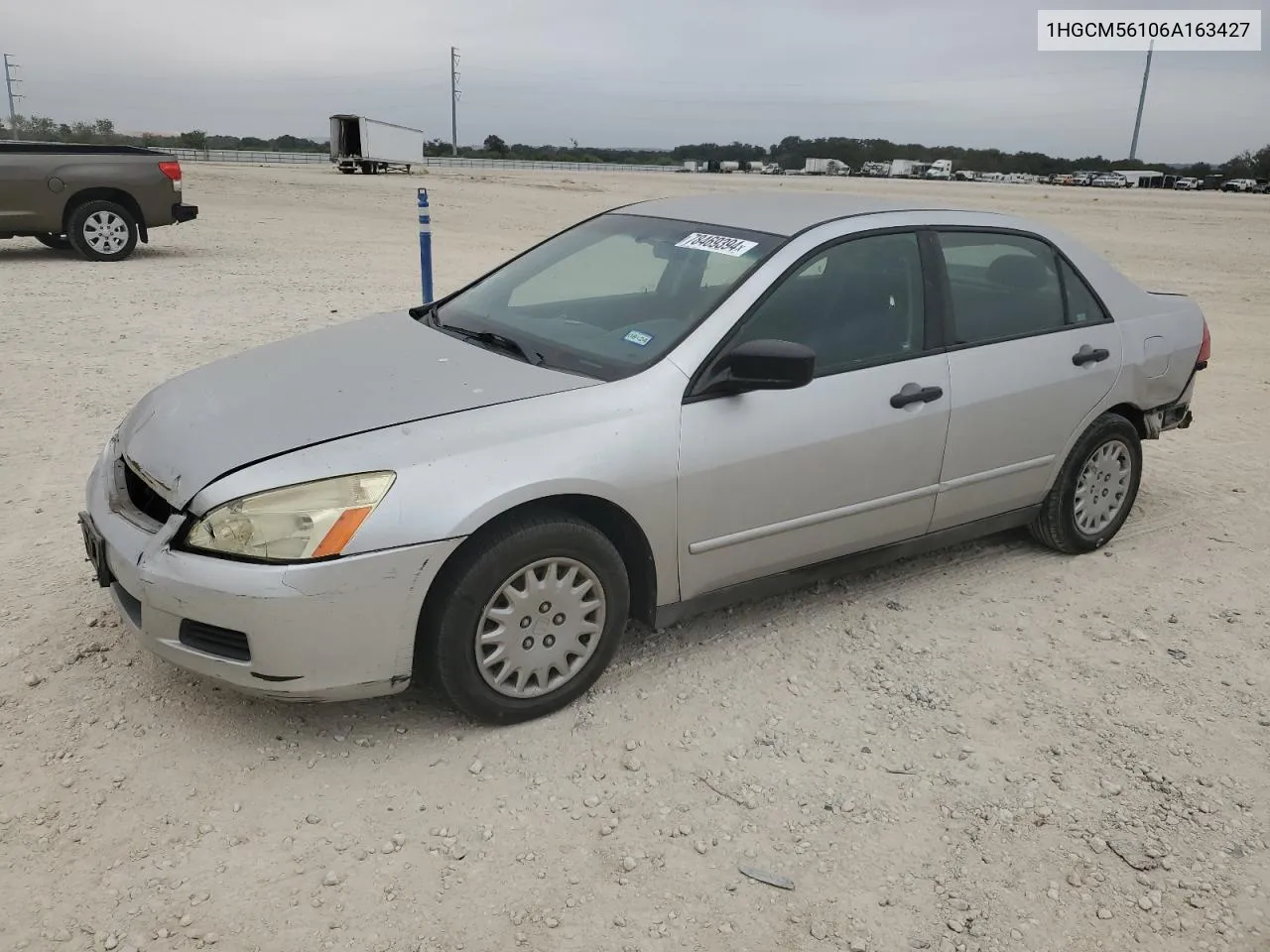 2006 Honda Accord Value VIN: 1HGCM56106A163427 Lot: 78469394