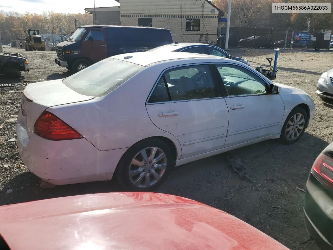 2006 Honda Accord Ex VIN: 1HGCM66586A022033 Lot: 78826074