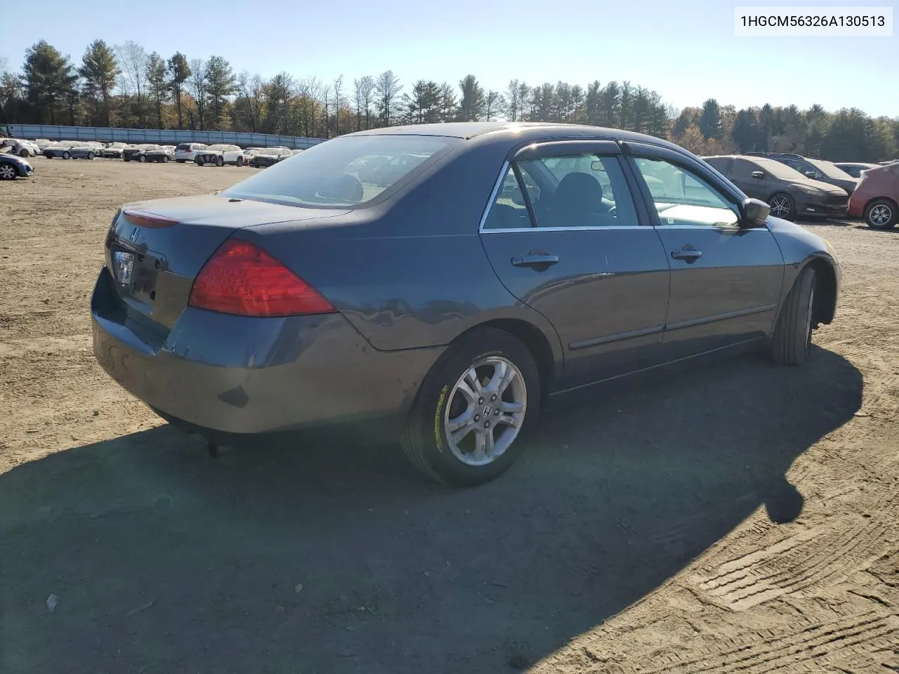 2006 Honda Accord Se VIN: 1HGCM56326A130513 Lot: 78839494