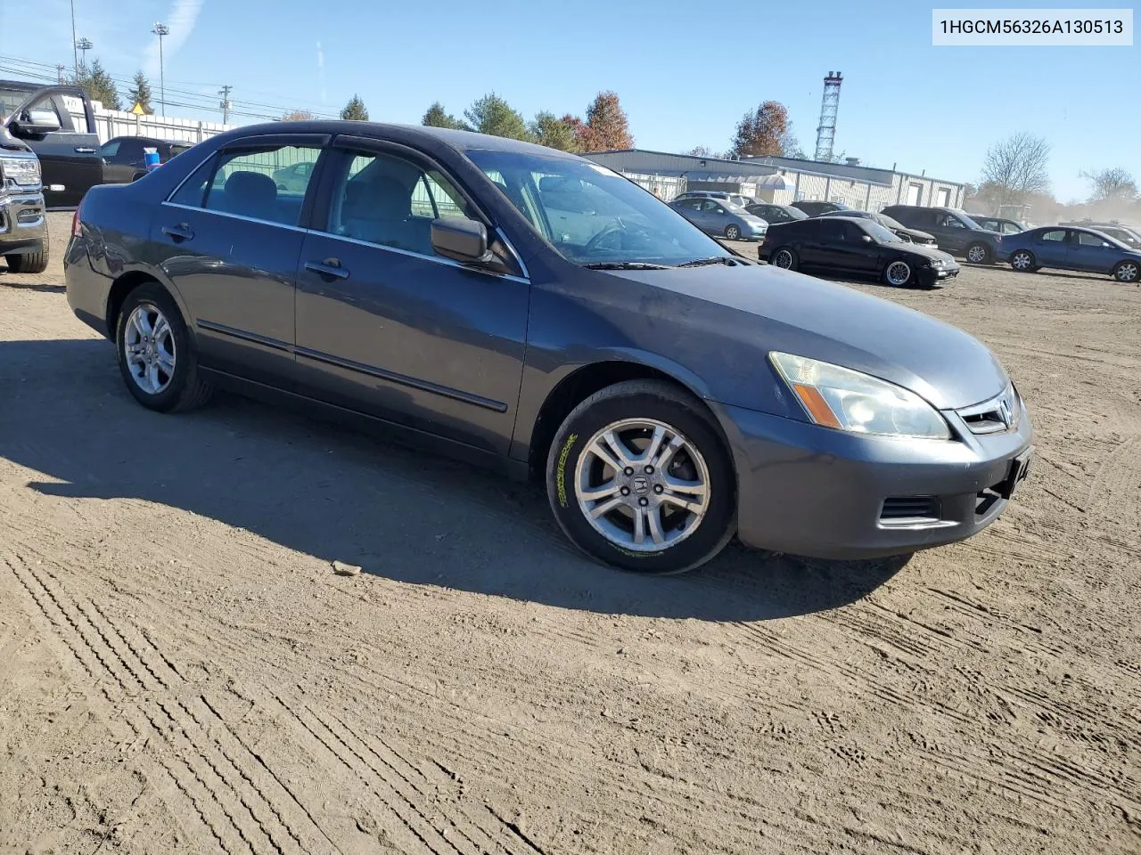 2006 Honda Accord Se VIN: 1HGCM56326A130513 Lot: 78839494