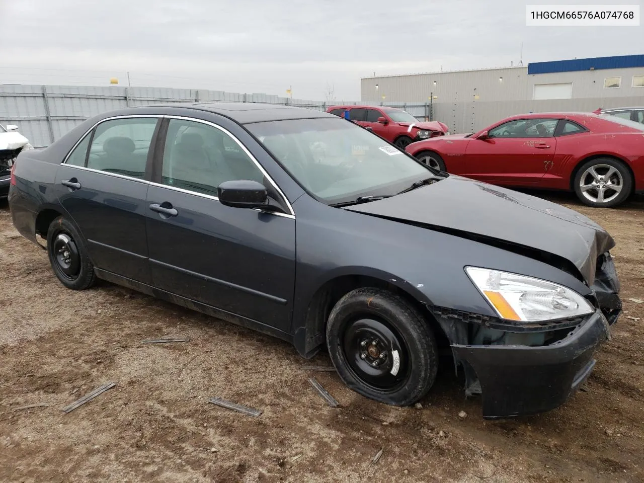 2006 Honda Accord Ex VIN: 1HGCM66576A074768 Lot: 78920794