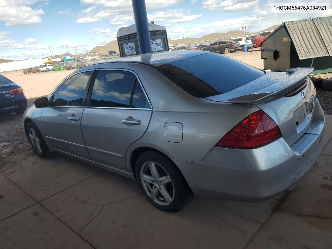 2006 Honda Accord Lx VIN: 1HGCM56476A034921 Lot: 79307894