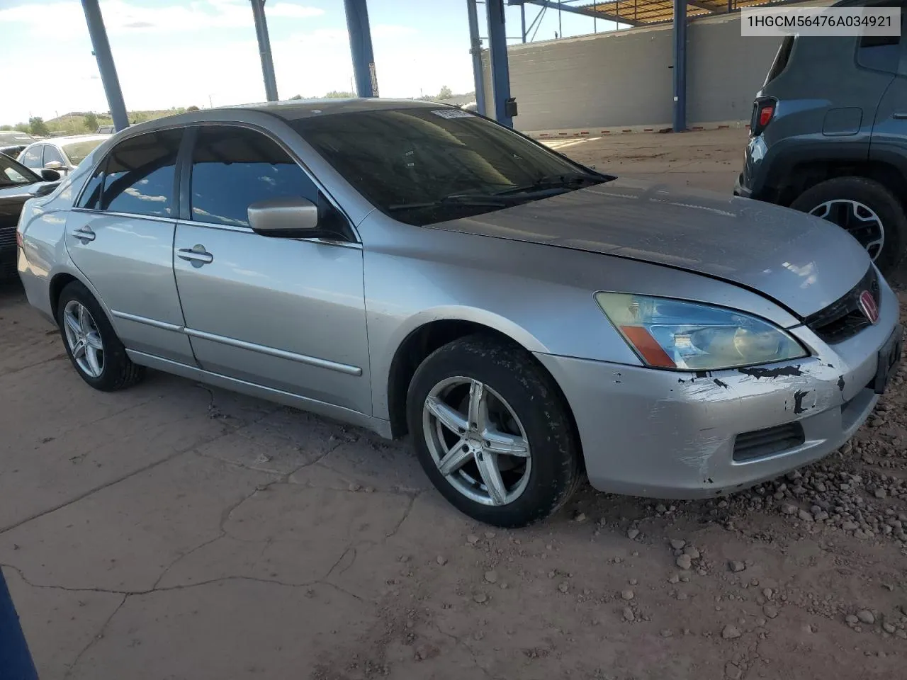 2006 Honda Accord Lx VIN: 1HGCM56476A034921 Lot: 79307894