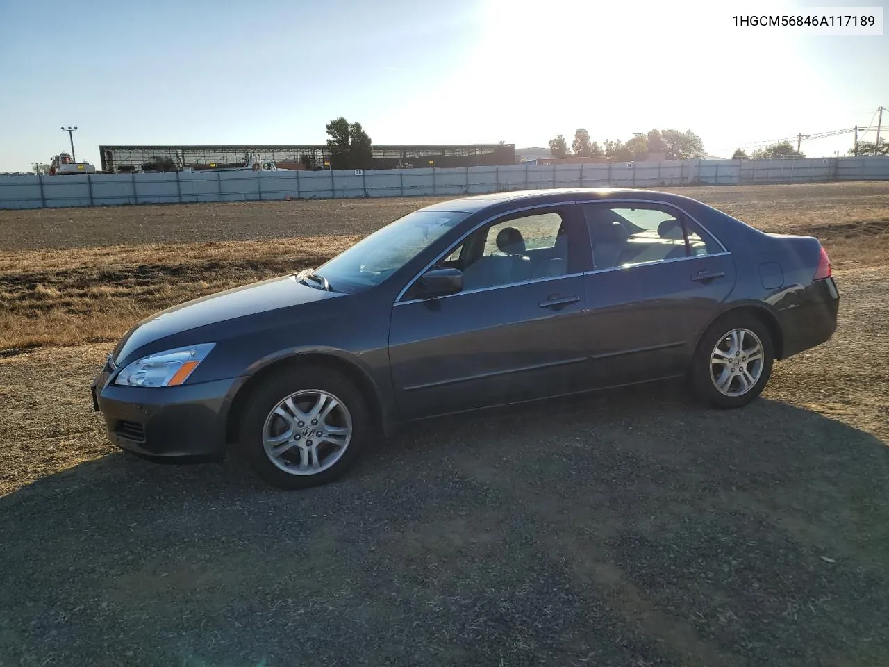 2006 Honda Accord Ex VIN: 1HGCM56846A117189 Lot: 79359544