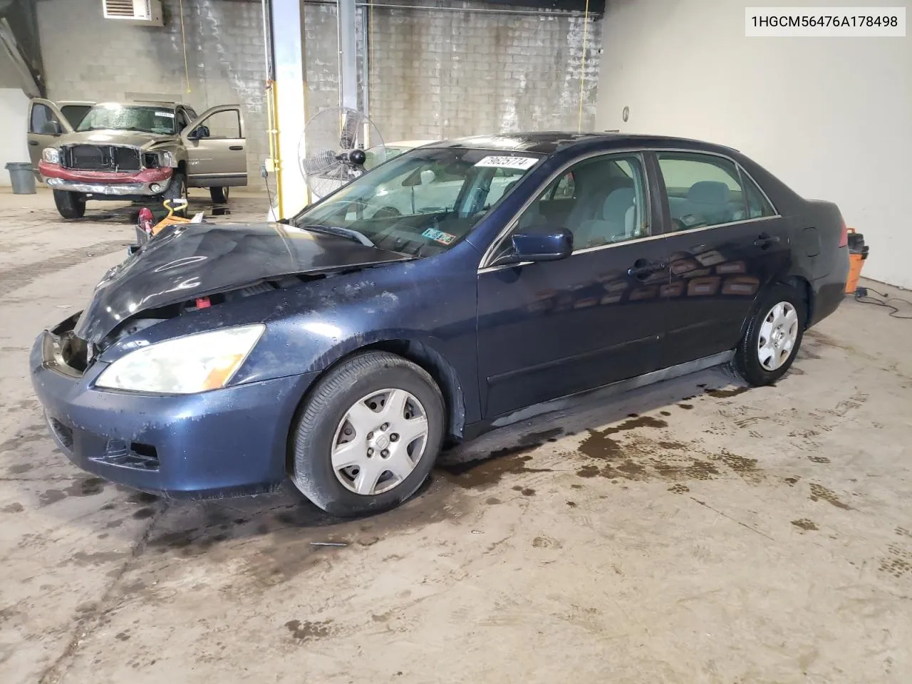 2006 Honda Accord Lx VIN: 1HGCM56476A178498 Lot: 79625774