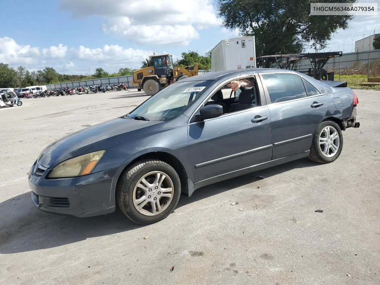 2006 Honda Accord Se VIN: 1HGCM56346A079354 Lot: 80729854