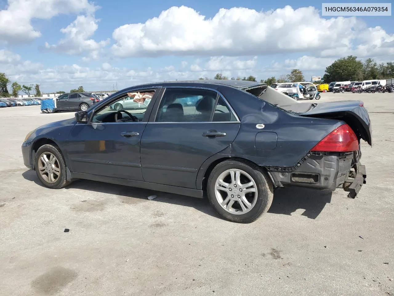 2006 Honda Accord Se VIN: 1HGCM56346A079354 Lot: 80729854