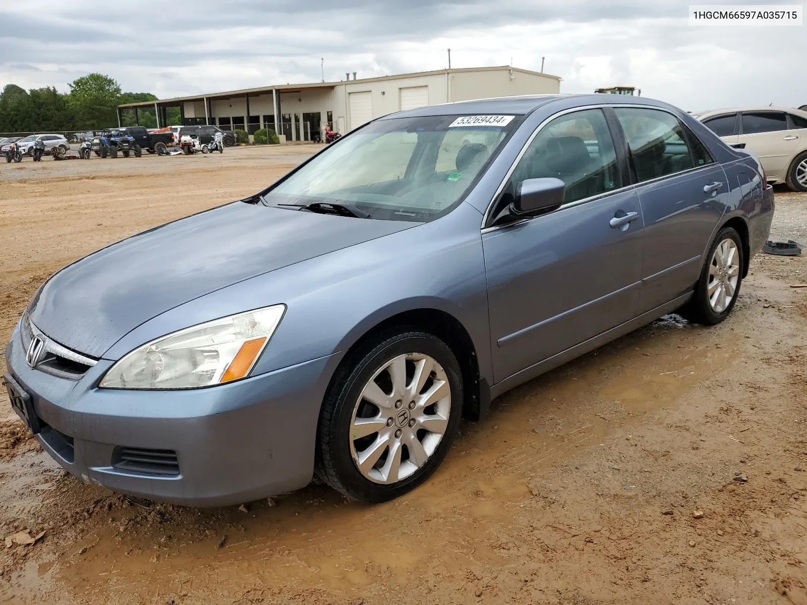 2007 Honda Accord Ex VIN: 1HGCM66597A035715 Lot: 53269434