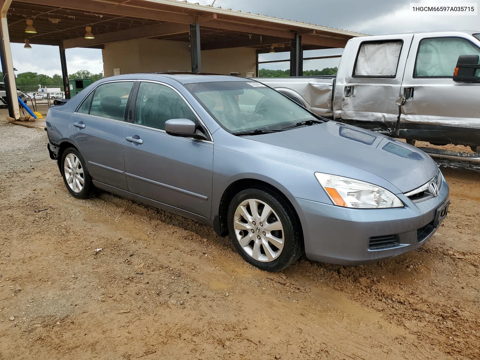 2007 Honda Accord Ex VIN: 1HGCM66597A035715 Lot: 53269434