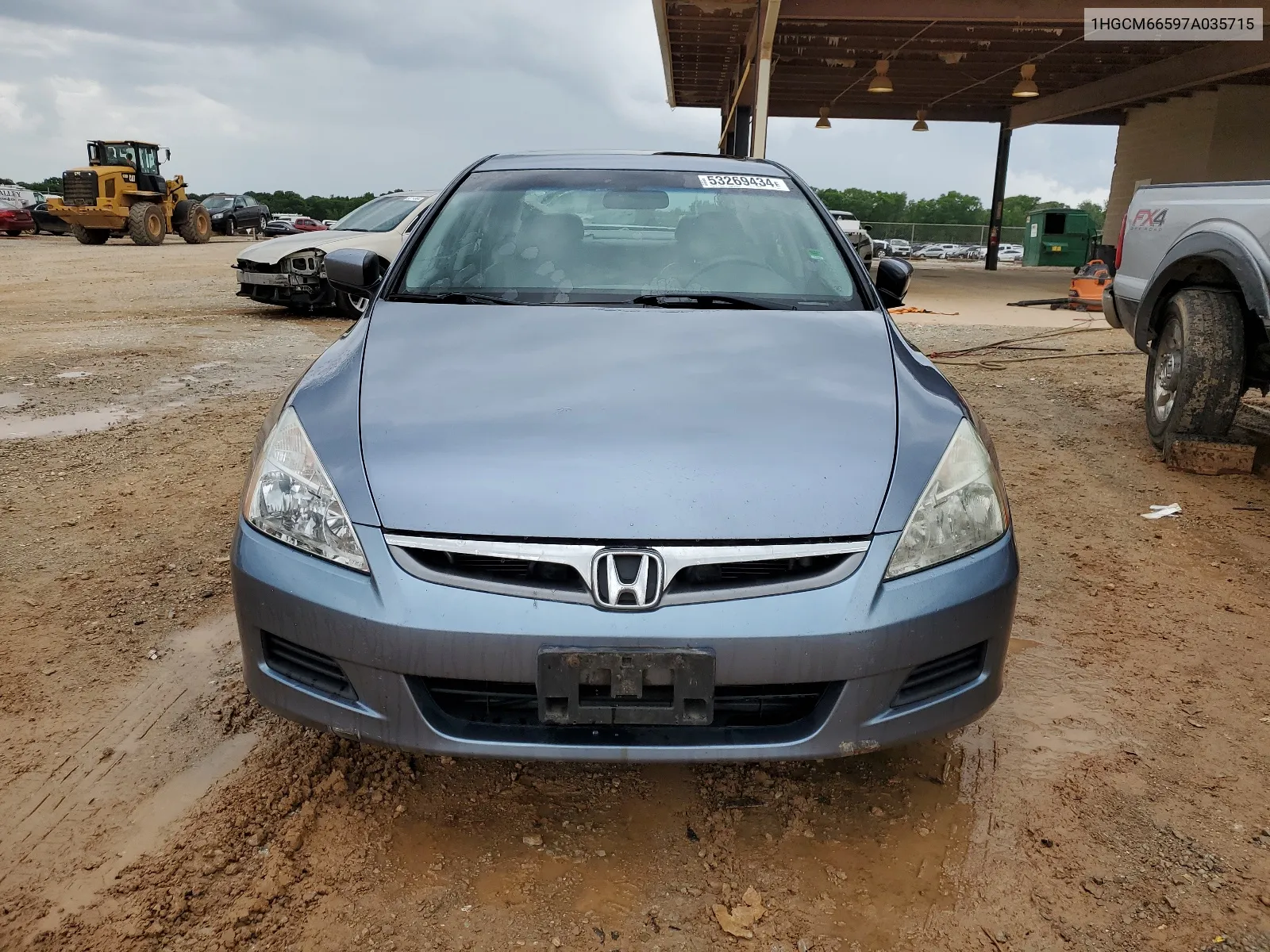 2007 Honda Accord Ex VIN: 1HGCM66597A035715 Lot: 53269434