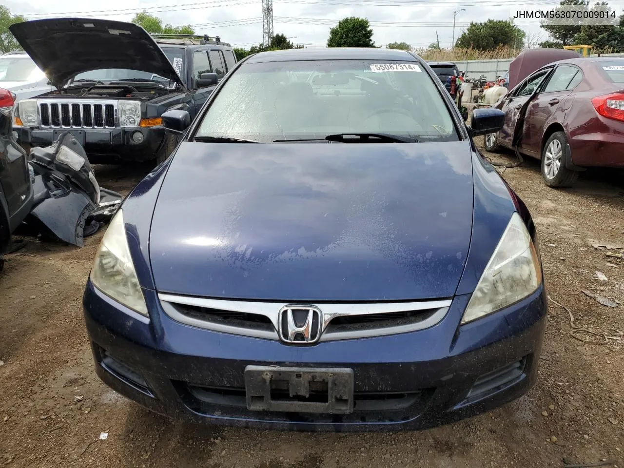 2007 Honda Accord Se VIN: JHMCM56307C009014 Lot: 55087314