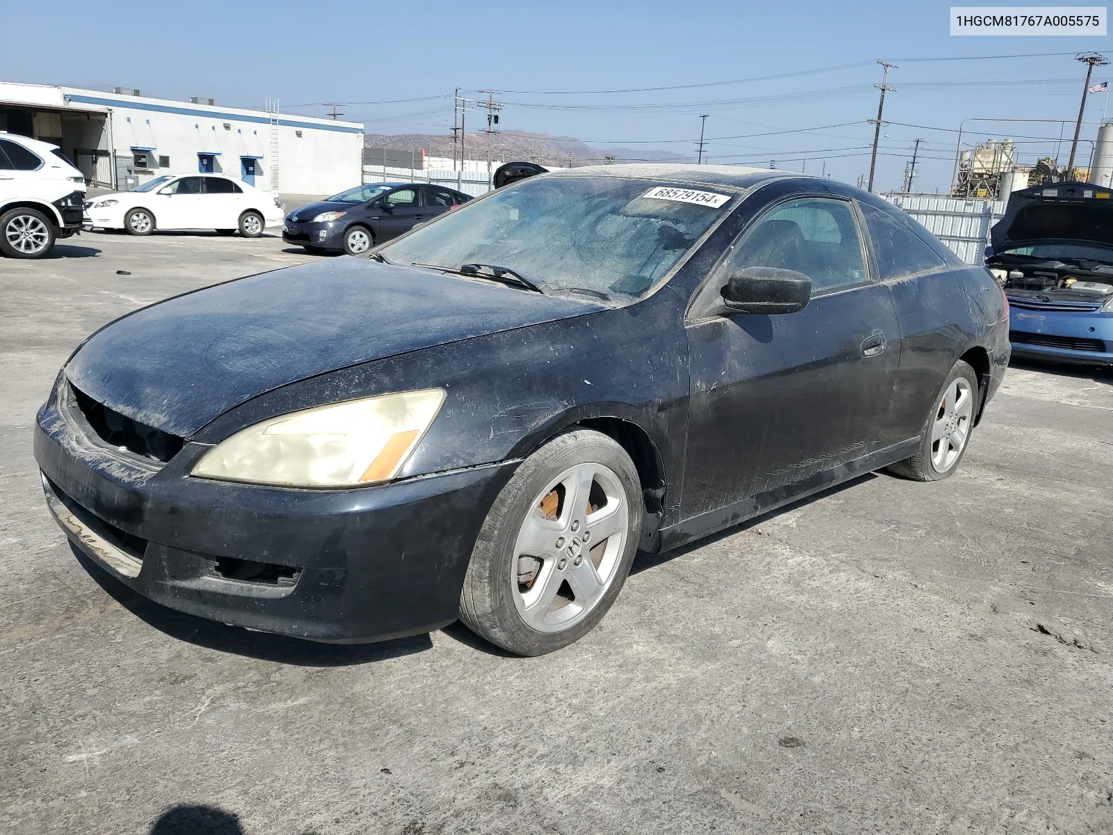 2007 Honda Accord Ex VIN: 1HGCM81767A005575 Lot: 68579154