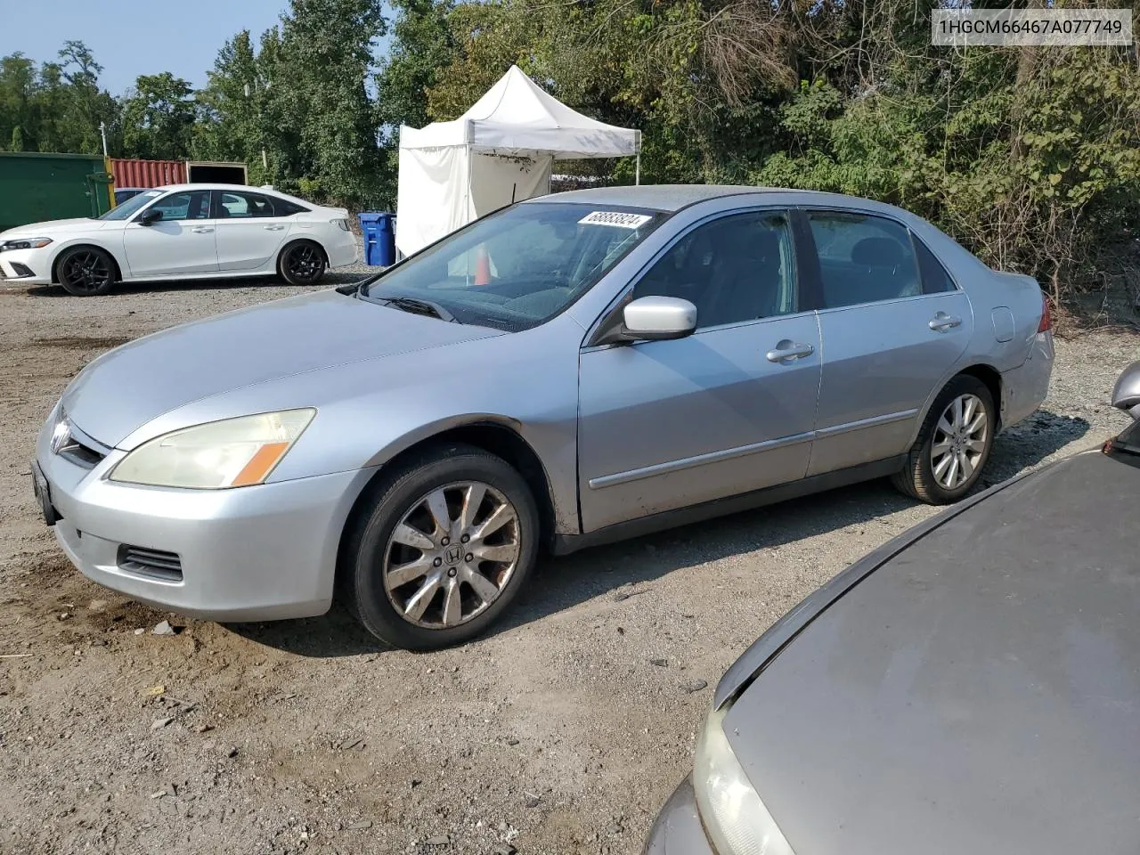 2007 Honda Accord Se VIN: 1HGCM66467A077749 Lot: 68883824