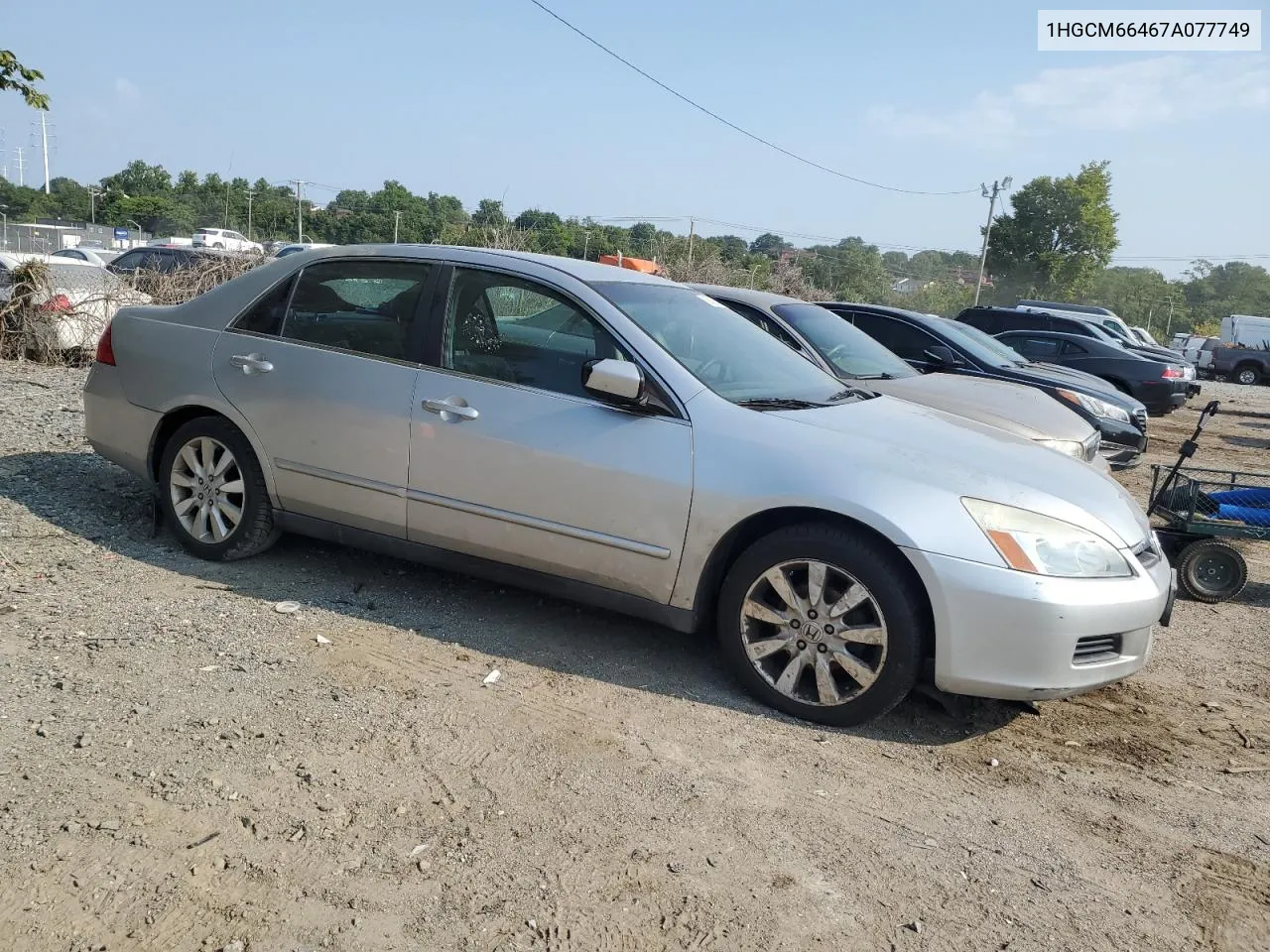 2007 Honda Accord Se VIN: 1HGCM66467A077749 Lot: 68883824