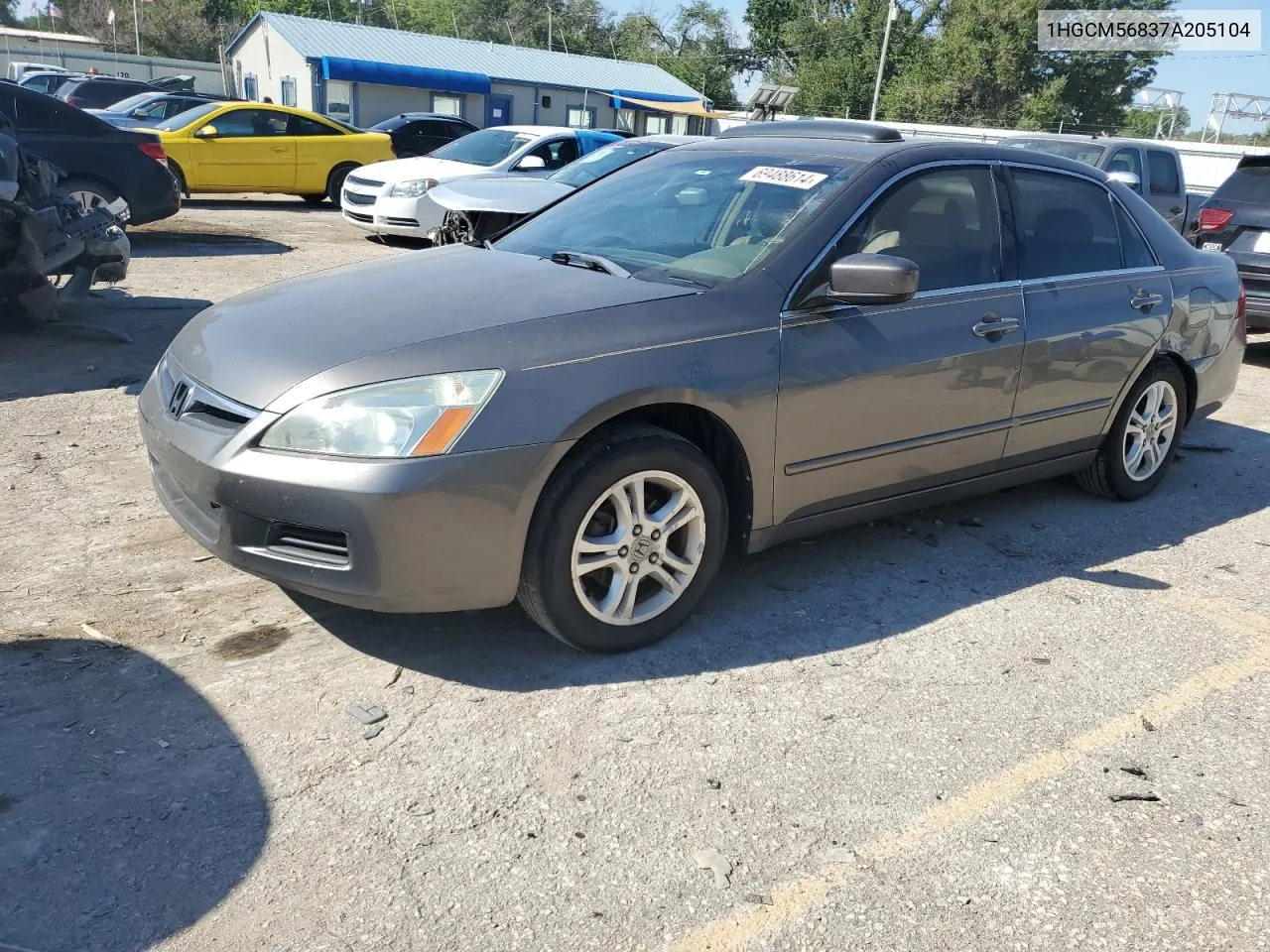 1HGCM56837A205104 2007 Honda Accord Ex