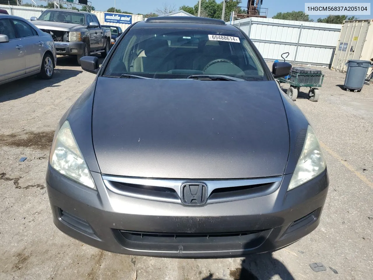 1HGCM56837A205104 2007 Honda Accord Ex