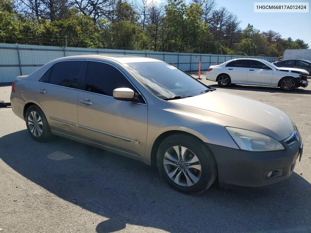 1HGCM66817A012424 2007 Honda Accord Ex