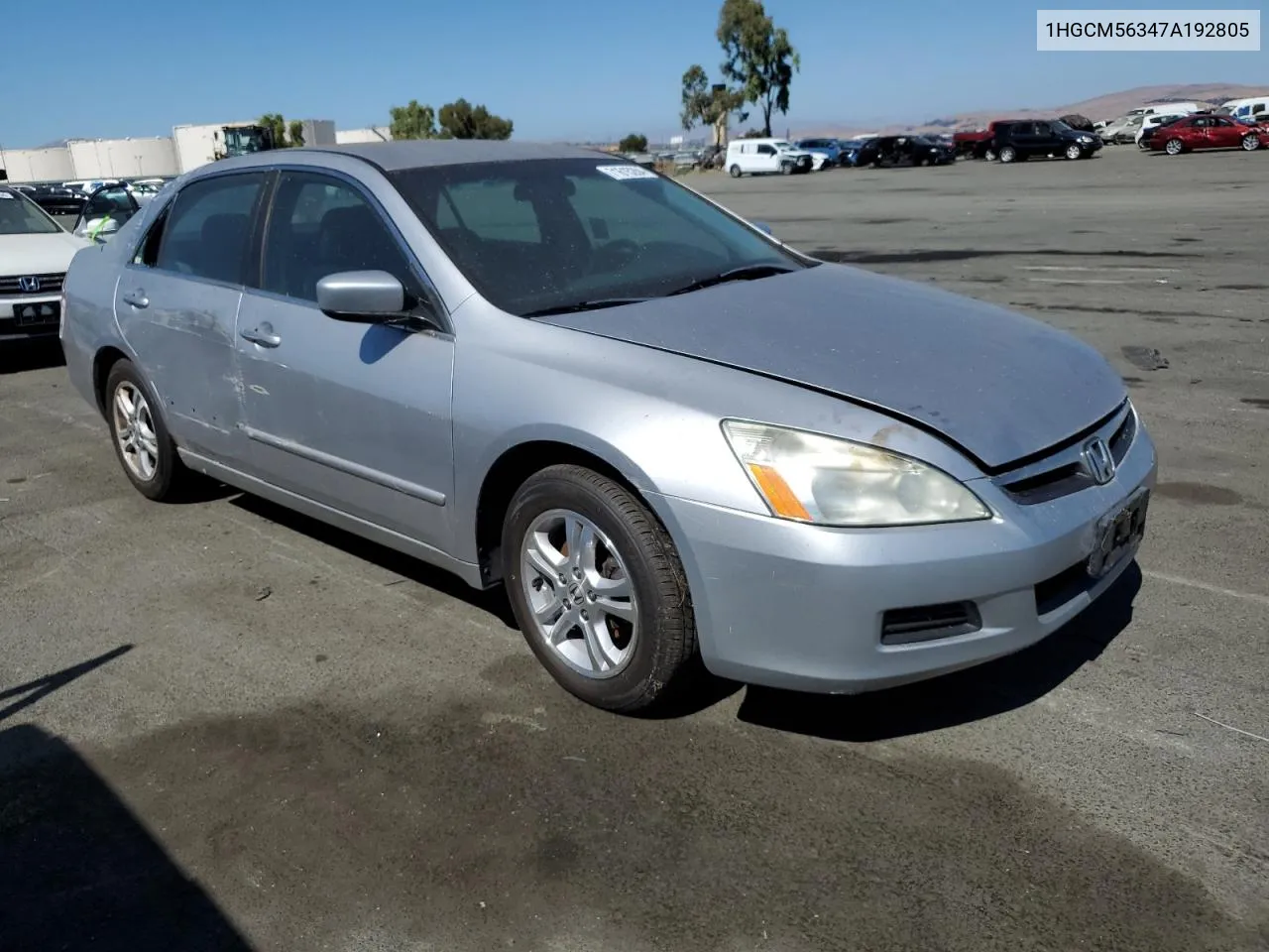 2007 Honda Accord Se VIN: 1HGCM56347A192805 Lot: 71615284