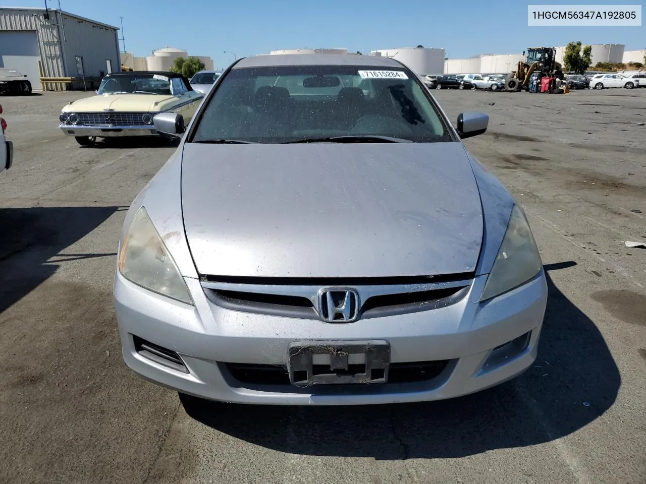 2007 Honda Accord Se VIN: 1HGCM56347A192805 Lot: 71615284